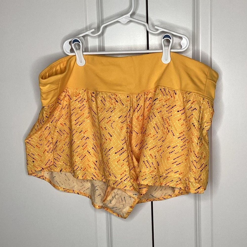 NWT Ladies Calia Kick It Up Performance athletic‎ Short inner brief XL Orange